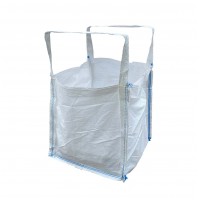 Mini FIBC Bulk Bag Plain White - 50x50x50cm