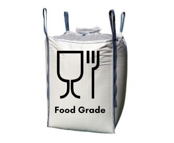 Food Grade Bag Bulk Bag with plain background